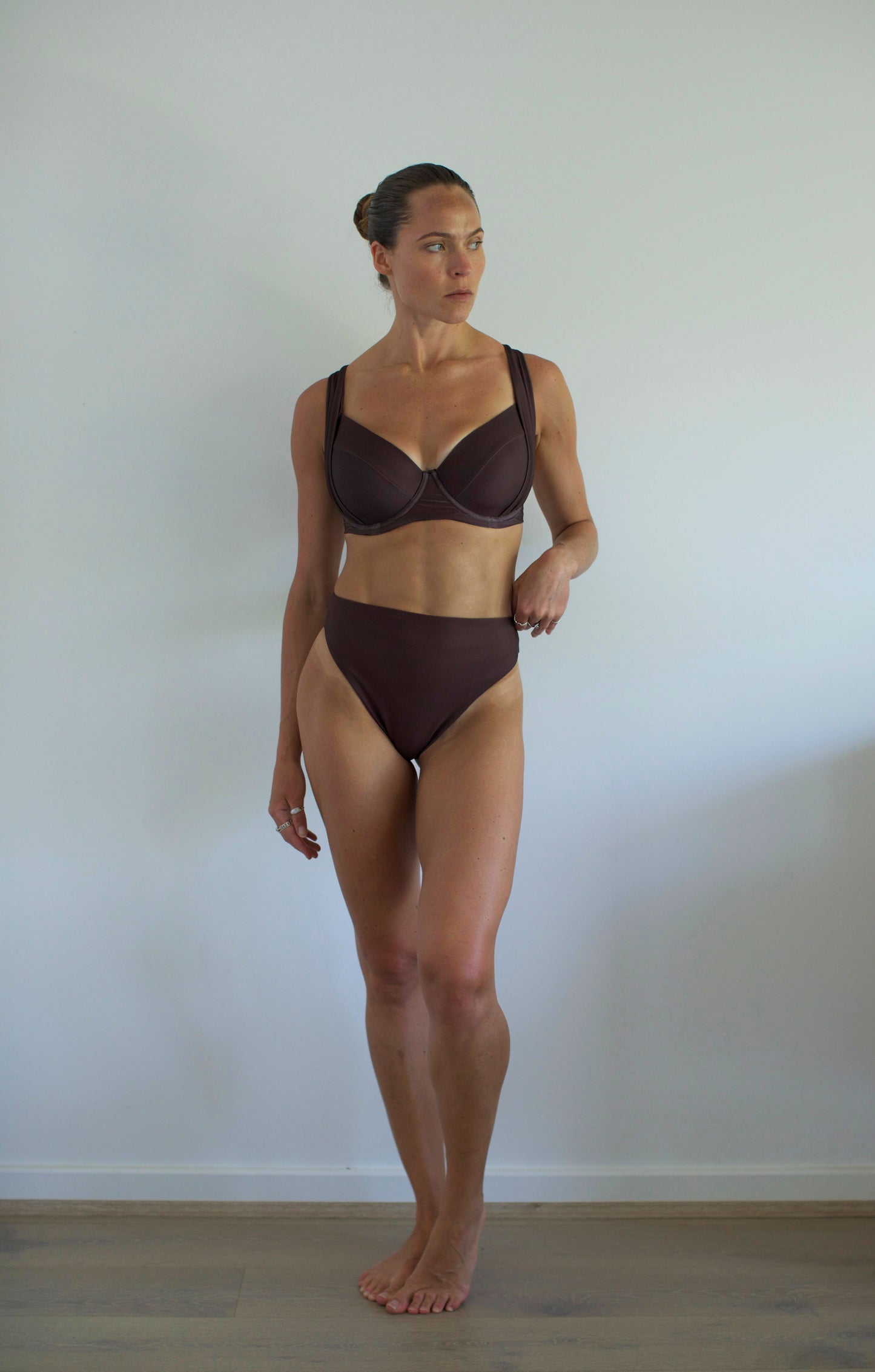 Tania Racerback Bikini Top | Deep Mauve